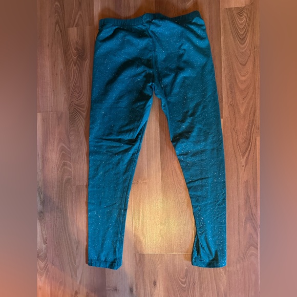 Sparkle Green SO leggings size 16 teen girls - Picture 3 of 5